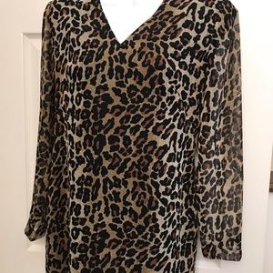 Woman Top Animal Print